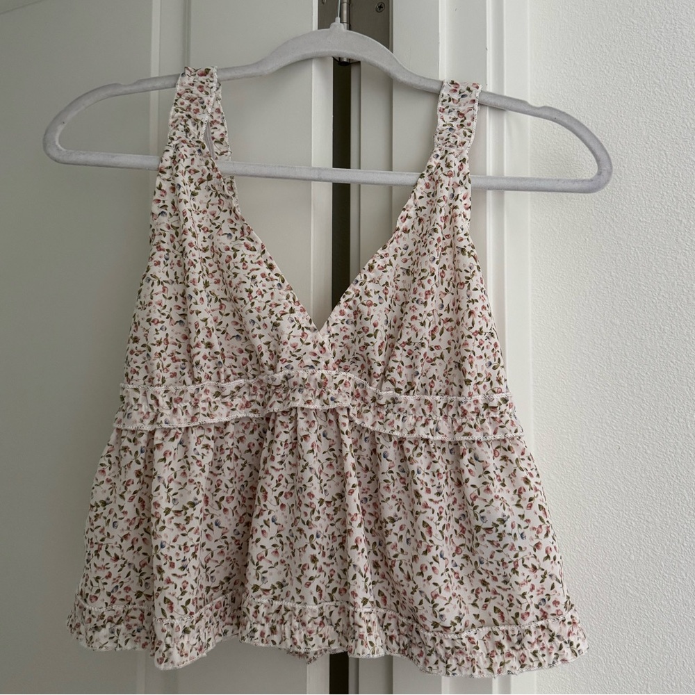 Floral Sleeveless Top